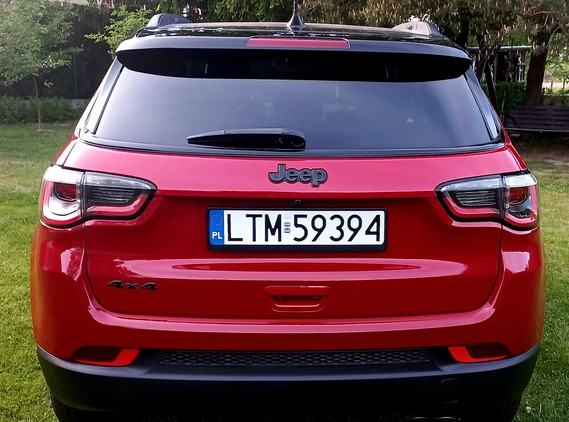 Jeep Compass cena 91999 przebieg: 52213, rok produkcji 2019 z Młynary małe 301
